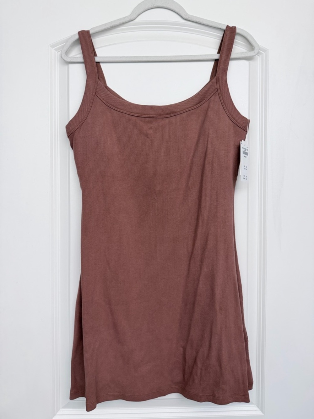 NWT Abercrombie & Fitch Mauve Ribbed Tank Dress